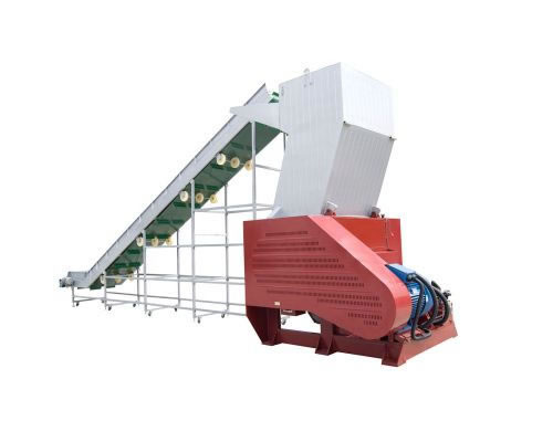 Plastic Crusher met Conveyor